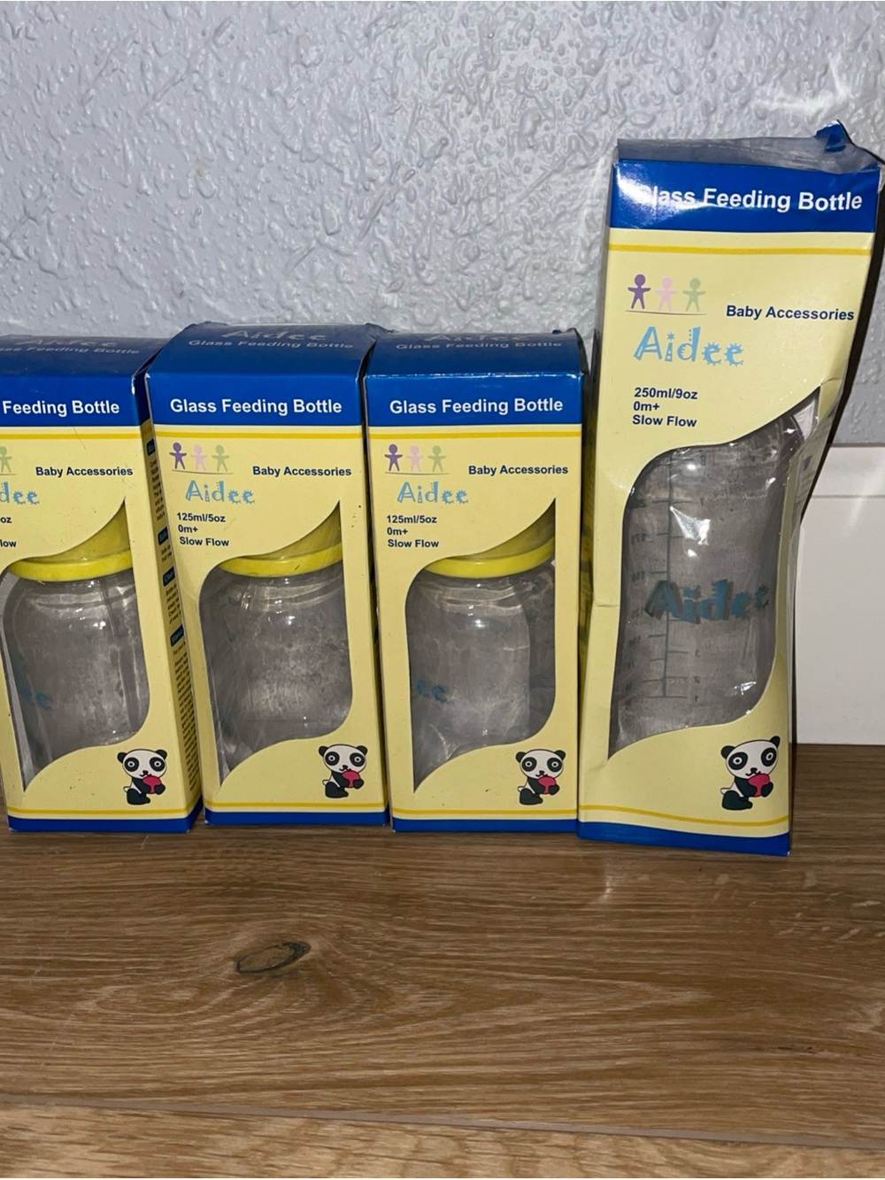 Aidee Glass Baby Bottle Lot